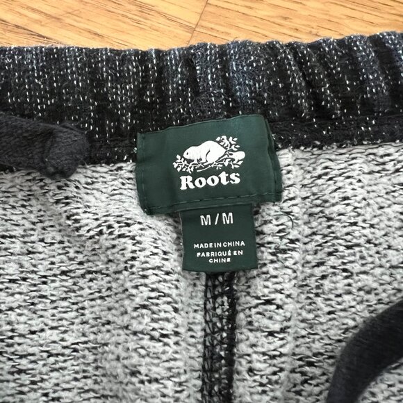 Roots Classic Dark Grey Heather Baggy Straight Sweatpants - Men's Medium - Picture 4 of 6